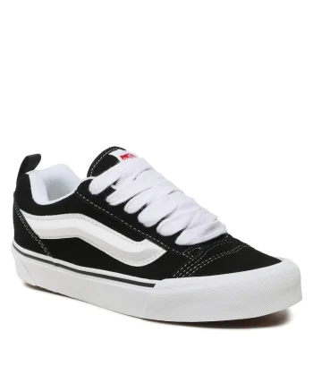Pantofi Sport Barbati,  KNU SKOOL, Piele naturala, Negru, Alb/Negru