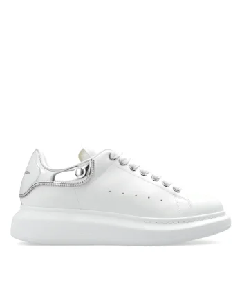 Sneakers femei,  Alb Argintiu,