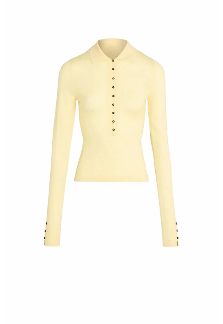 Pulover dama,  Le Polo Merino, Galben
