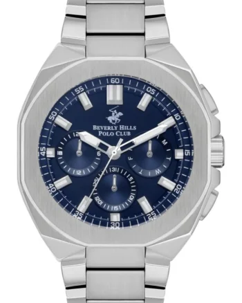Ceas de barbati BEVERLY HILLS BP3537X.390, bleumarin de moda, cadou perfect