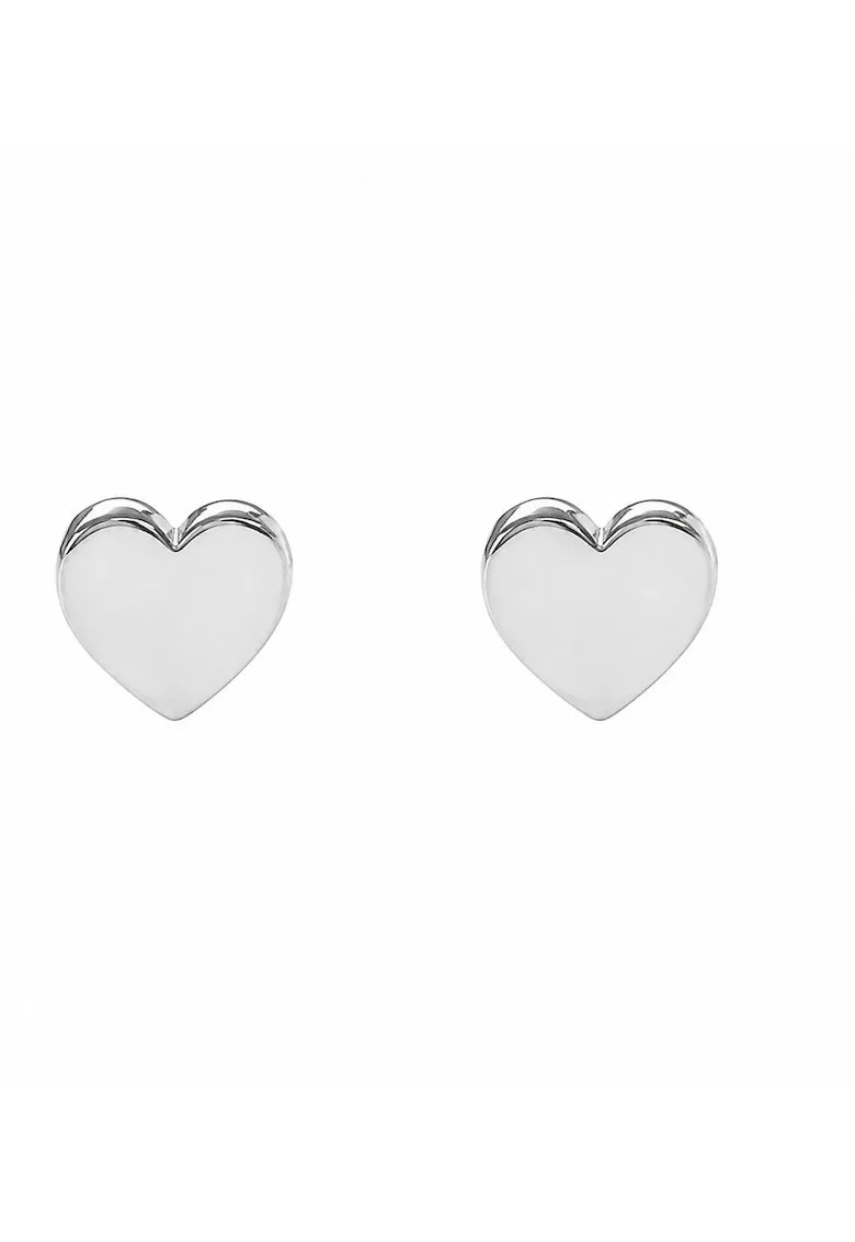 Cercei stud din argint 925, Inima, Produsul este livrat in ambalaj personalizat.