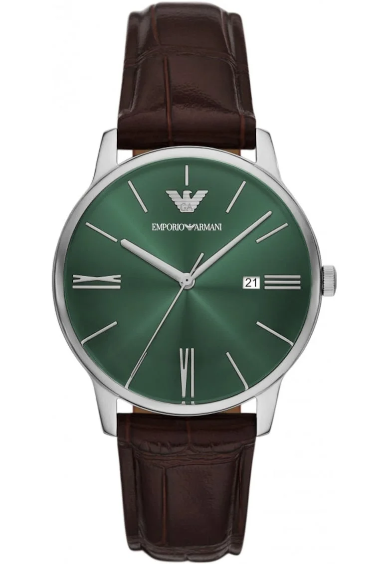 Ceas de barbati  AR11672 clasic verde