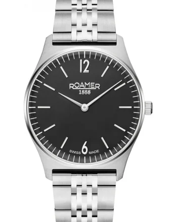 Ceas de dama  650815 41 55 50, argintiu, clasic, potrivit pentru cupluri