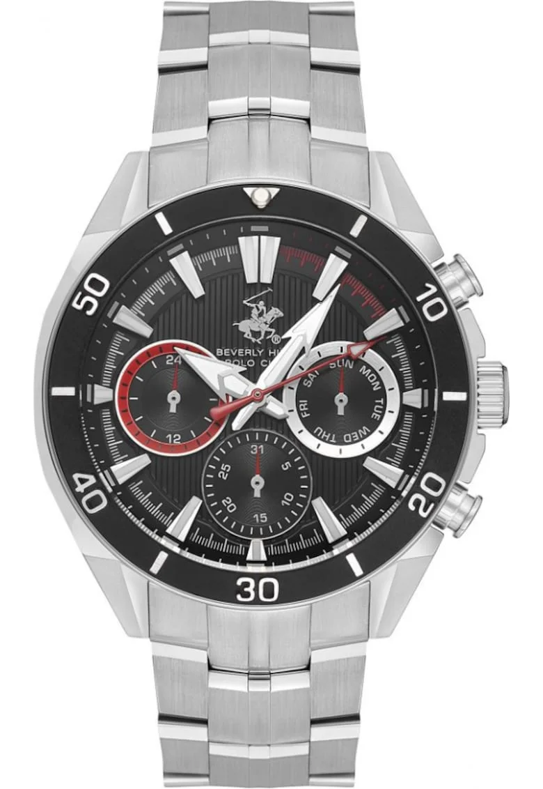 Ceas de lux pentru barbati BEVERLY HILLS BP3599X.350, din otel inoxidabil, de moda