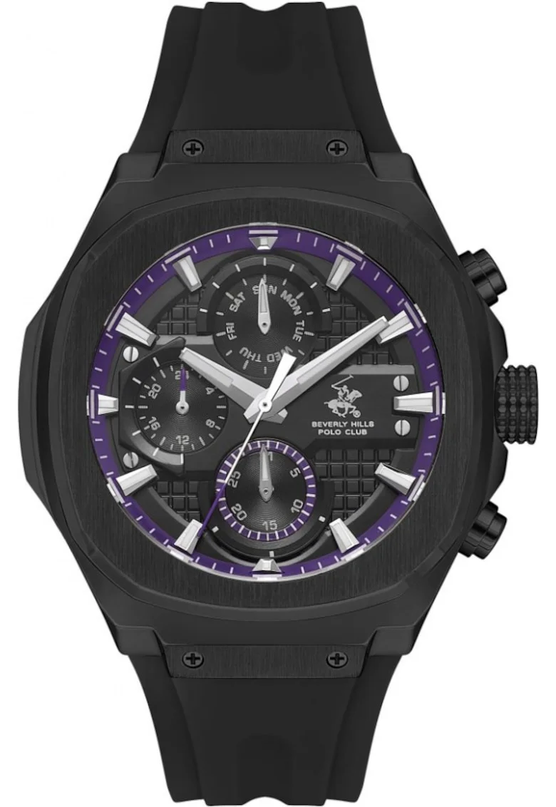 Ceas de barbati BEVERLY HILLS BP3623X.651 negru fashion