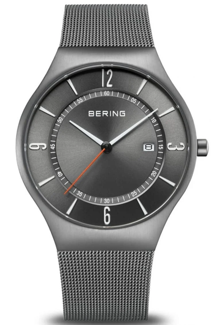 Ceas barbatesc  15940-377, grafit, clasic