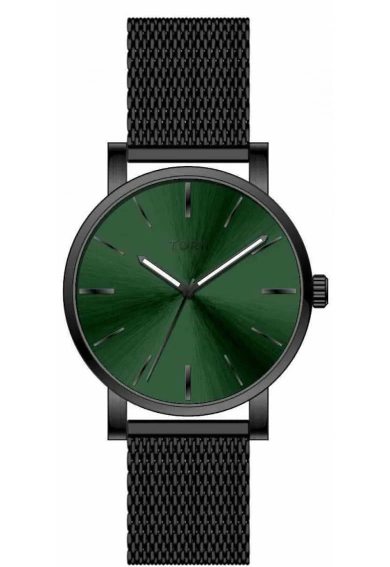 Ceas de barbati  B45BG.FB verde, clasic de moda
