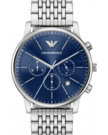 Ceas barbatesc  AR11771, bleumarin, la moda