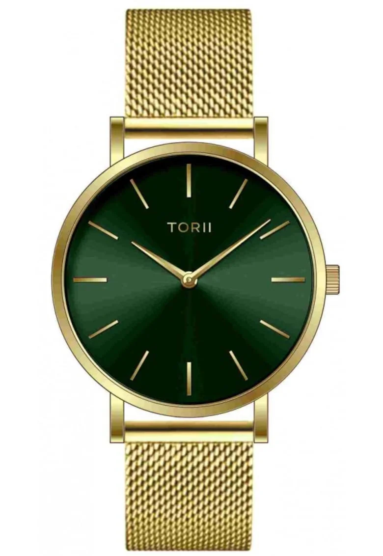 Ceas de dama  G38GM.FG in stil clasic, verde fashion