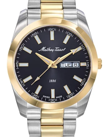 Ceas de barbati MATHEY-TISSOT H453BN, clasic, de culoare aurie