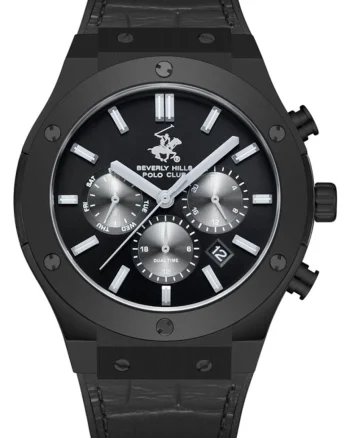 Ceas de lux pentru barbati BEVERLY HILLS BP3690X.651, negru, ideal ca si cadou