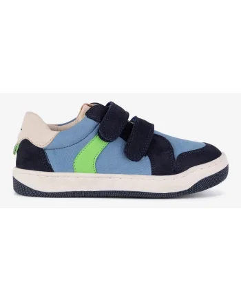 Pantofi baieti  5903698181073, Piele nabuc, Albastru, Albastru