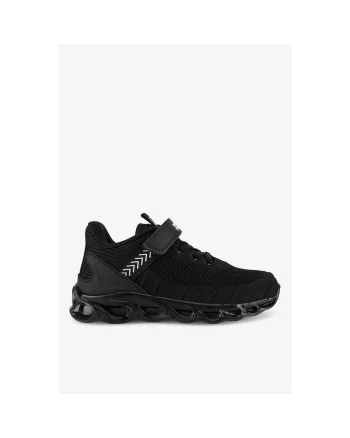 Pantofi sport baieti  5903419775987, Textil, Negru, Negru