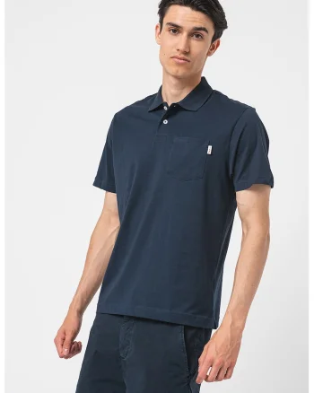 Tricou polo lejer, Bleumarin