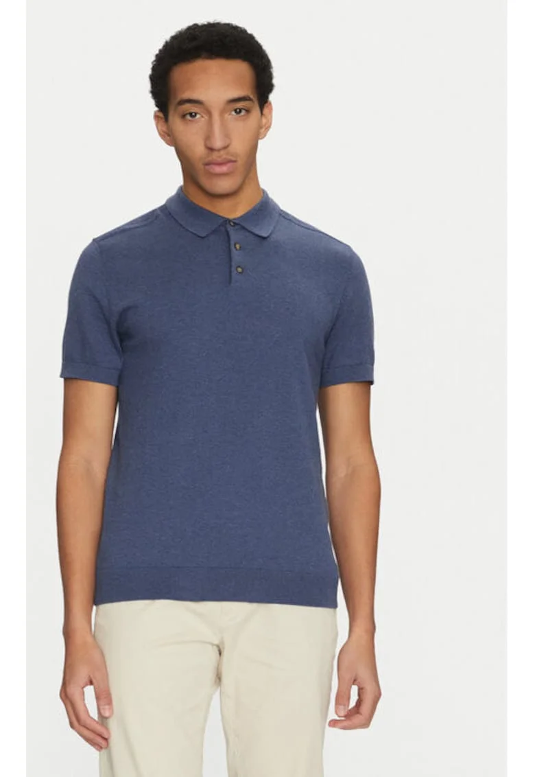 Tricou barbati,  304704833, Bumbac, Albastru, Albastru