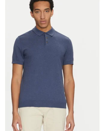 Tricou barbati,  304704833, Bumbac, Albastru, Albastru