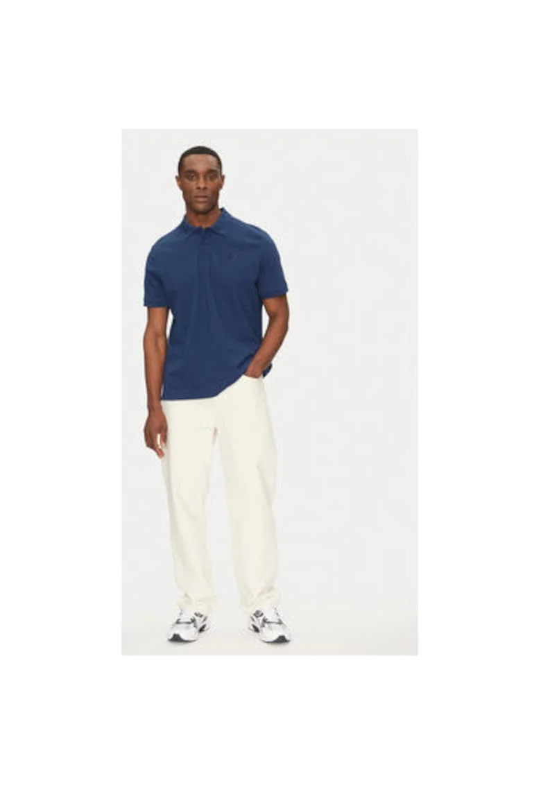 Tricou barbati,  304916915, Bumbac, Albastru, Albastru