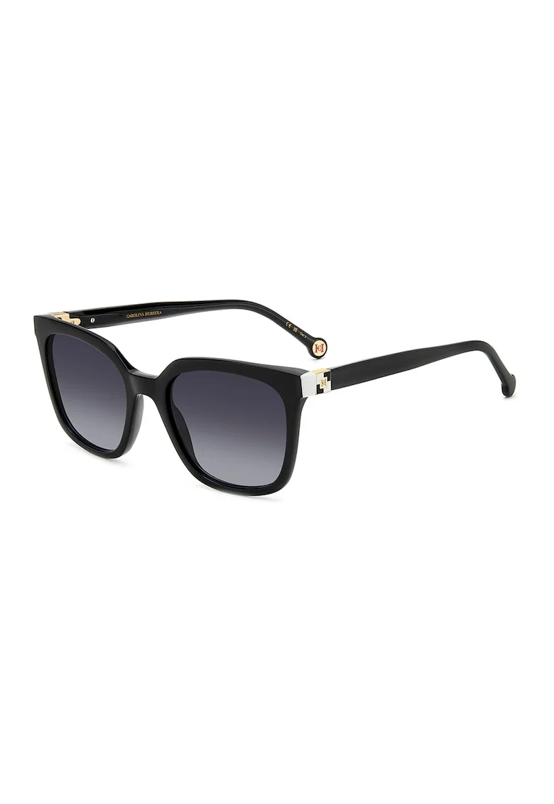 Ochelari de soare patrati cu lentile in degrade, Negru