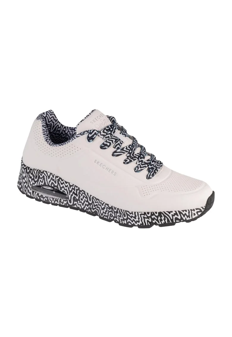 Pantofi sport,  Uno - Stark Mini Drip 183518, Alb/Negru