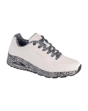 Pantofi sport,  Uno - Stark Mini Drip 183518, Alb/Negru