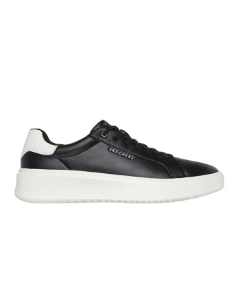 , Pantofi sport de piele ecologica, Alb/Negru