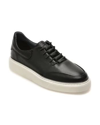 Pantofi sport EPICA negri, NV100, din piele naturala