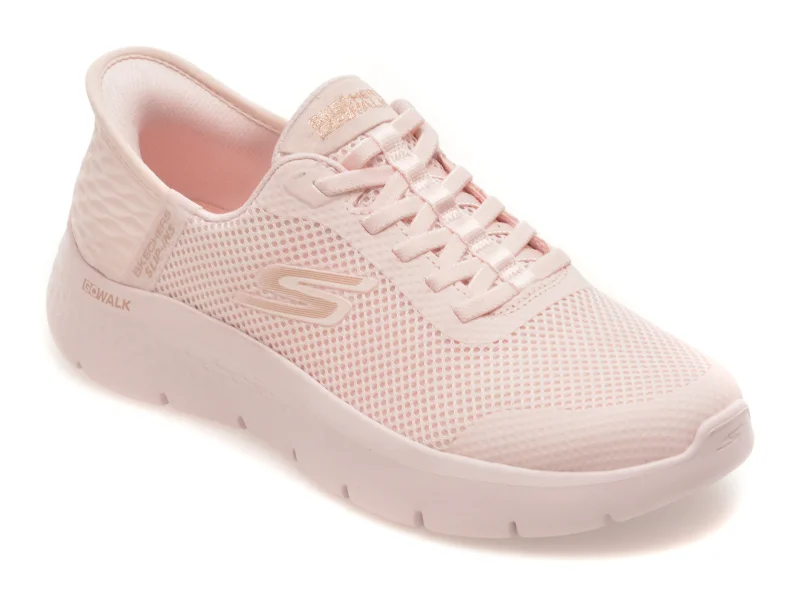 Pantofi sport SKECHERS roz, 124836, din material textil