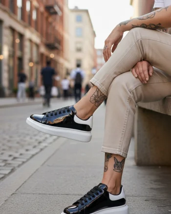 Adidasi dama casual negri luciosi AAA