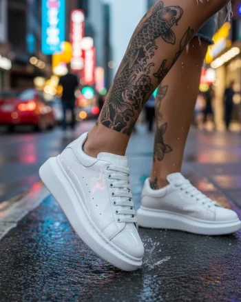 Adidasi dama casual  albi luciosi  vip AAA