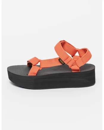 Sandale wedge din material textil cu velcro Universal