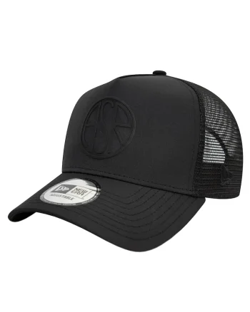 Sapca baseball pentru barbati,  E-Frame AS Roma Trucker Cap 60572399, Negru,