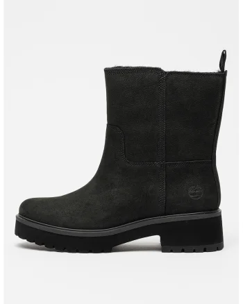 Ghete din piele nabuc Carnaby Cool, Negru