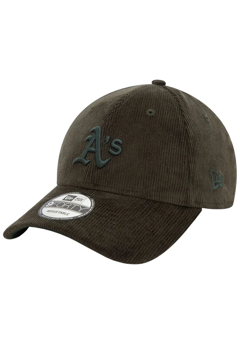 Sapca baseball pentru barbati,  9FORTY Oakland Athletics MLB Cord Cap 605808, Verde