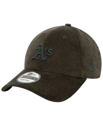 Sapca baseball pentru barbati,  9FORTY Oakland Athletics MLB Cord Cap 605808, Verde