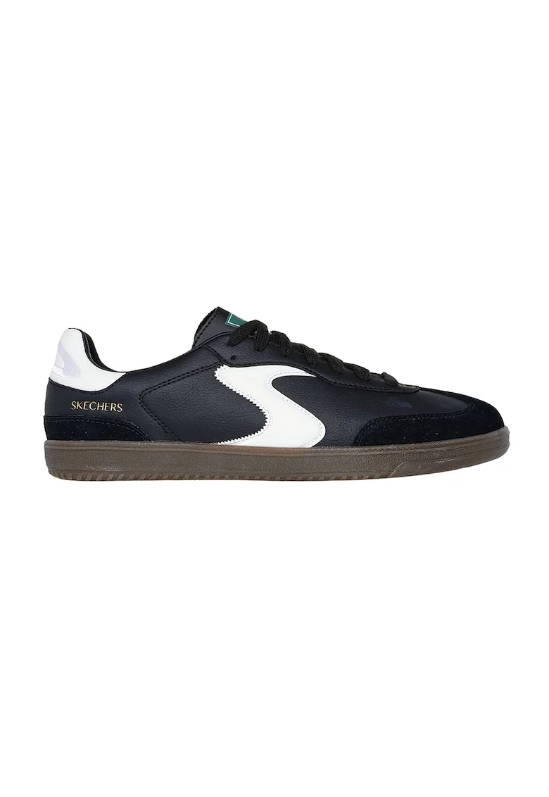 Pantofi sport Hotshot Pyke cu detalii de piele intoarsa, Negru