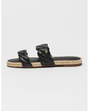Papuci din piele, Negru