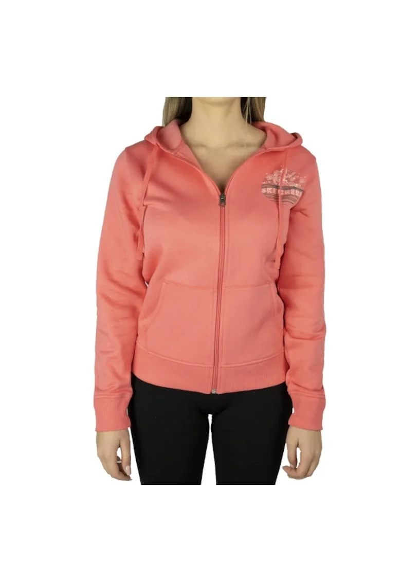 Hanorac pentru femei,  Full Zip Hoodie 195968, Roz