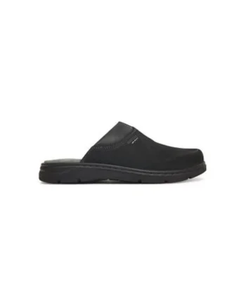 Slapi barbati  57908, Piele naturala, Negru, Negru