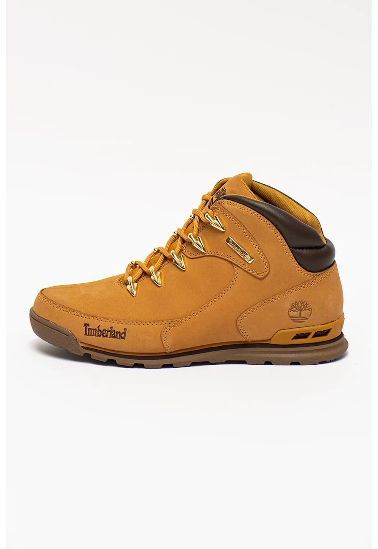 Ghete de piele nabuc Euro Rock, Maro camel