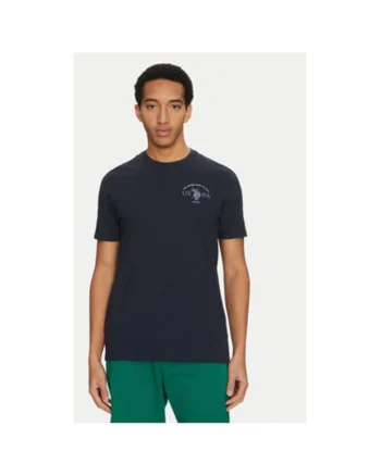 Tricou barbati,  305230553, Bumbac organic, Albastru, Albastru