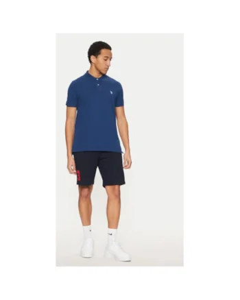 Tricou barbati,  305230089, Bumbac, Albastru, Albastru