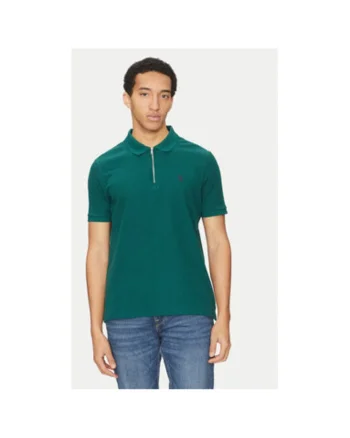 Tricou barbati,  305230119, Bumbac/Poliester, Verde, Verde