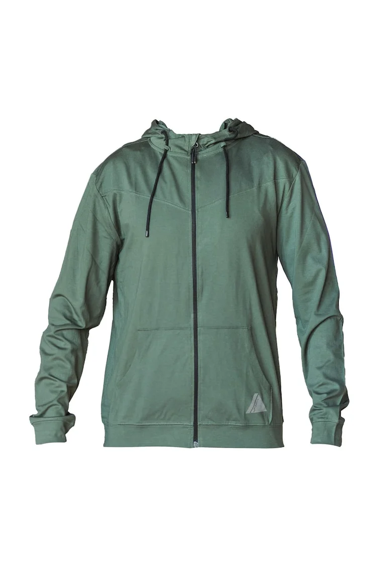 Hanorace,  Indoor Gym Zip-Up Hoodie 102970, Verde