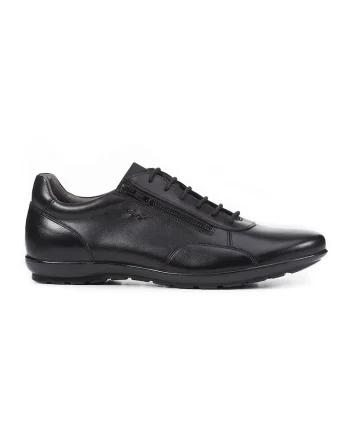 Pantofi casual de piele, Negru