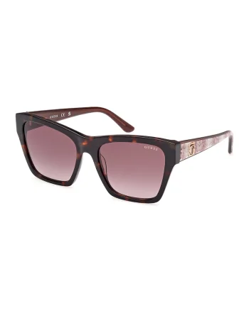 Ochelari de soare cu lentile in degrade, Auriu/Negru/Roz prafuit