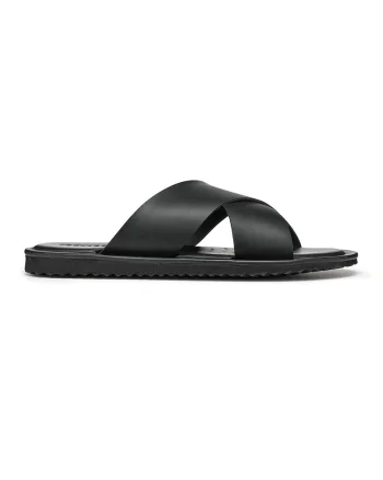 Papuci de piele, Negru