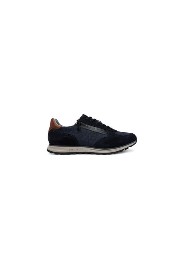 Pantofi sport barbati  304677519, Piele naturala, Albastru, Albastru