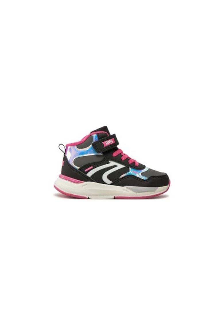Pantofi sport fete  304320750, Piele ecologica, Negru, Negru