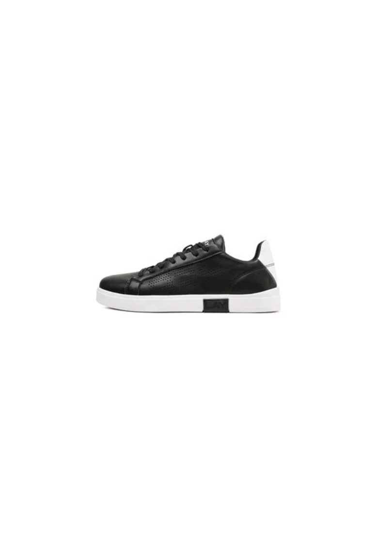 Pantofi sport barbati  303217747, Piele naturala, Negru, Negru
