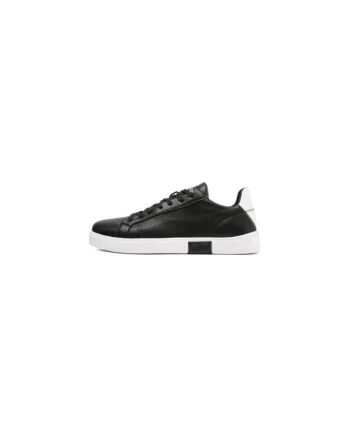 Pantofi sport barbati  303217747, Piele naturala, Negru, Negru